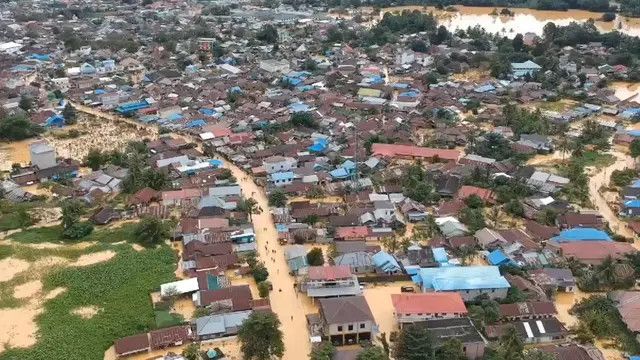 Kabupaten Hulu Sungai Tengah Dilanda Banjir, Ribuan Rumah Terendam dan Begini Nasib Para Korban