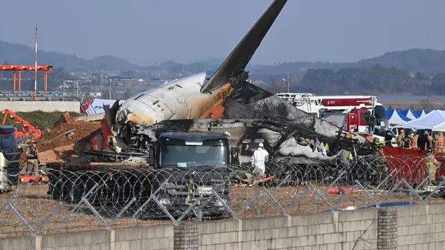 Kecelakaan Pesawat Jeju Air: 179 Korban Meninggal Dunia, 2 Kru Pesawat Berhasil Selamat