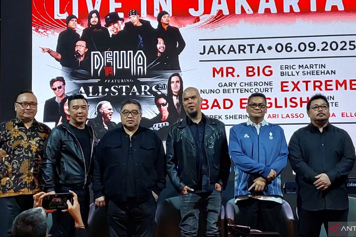 Konser Dewa 19 Featuring All Stars 2.0 Diundur ke September 2025