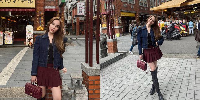 Agatha Chelsea Liburan ke Taipei, Tampilannya Disebut Cantik Bak Barbie!