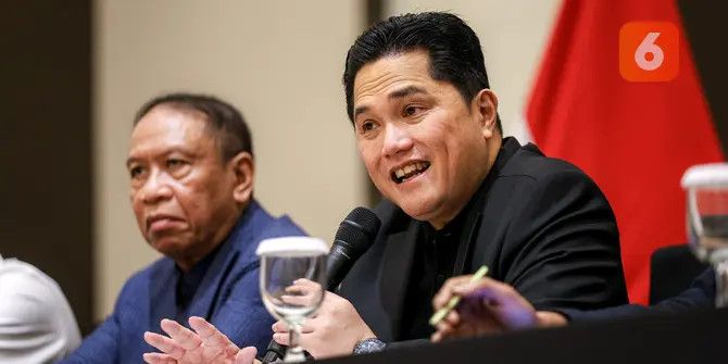 Respons Erick Thohir soal Pemecatan Shin Tae-yong karena Tekanan Mafia Bola, Sampaikan Jawaban Tegas