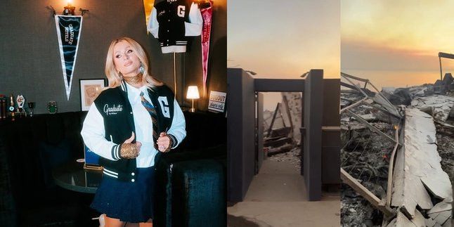 FOTO: Kondisi Rumah Mewah Bintang Hollywood Paris Hilton Hancur Lebur Akibat Kebakaran Hutan