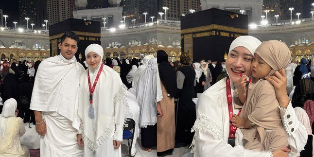 Yeni Inka Tampil Kenakan hijab saat Jalani  Ibadah Umrah, Kali Ini Bersama Suami dan Anaknya