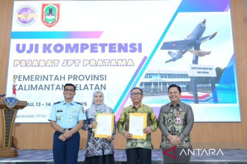 Pemprov Kalsel Asesmen Pejabat di Dinas Psikologi TNI AU