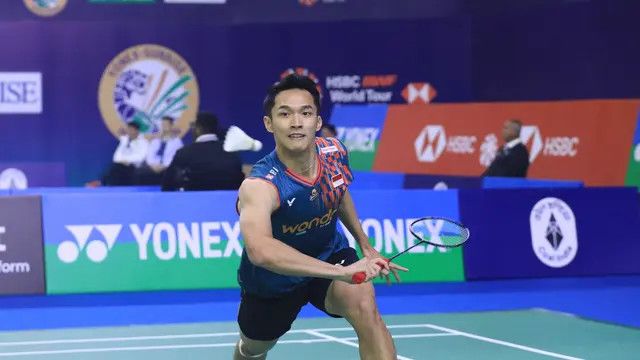 Hasil India Open 2025: Jonatan Christie Menang Straight Game dari Wakil Taiwan