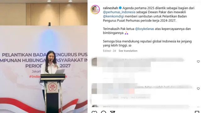 Pesona Raline Shah Tugas Perdana Sebagai Stafsus Menteri, Penampilannya Sederhana Tapi Tetap Cantik Berkelas