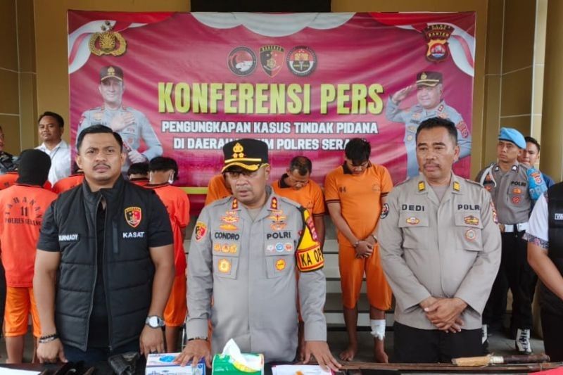 Polres Serang Tangkap Pelaku Tawuran yang Tewaskan Remaja 18 Tahun