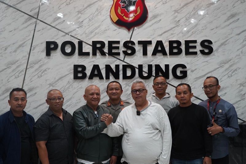 Polda Jabar Mediasi Ormas Pasca Bentrokan di Bandung, 5 Tersangka Ditangkap