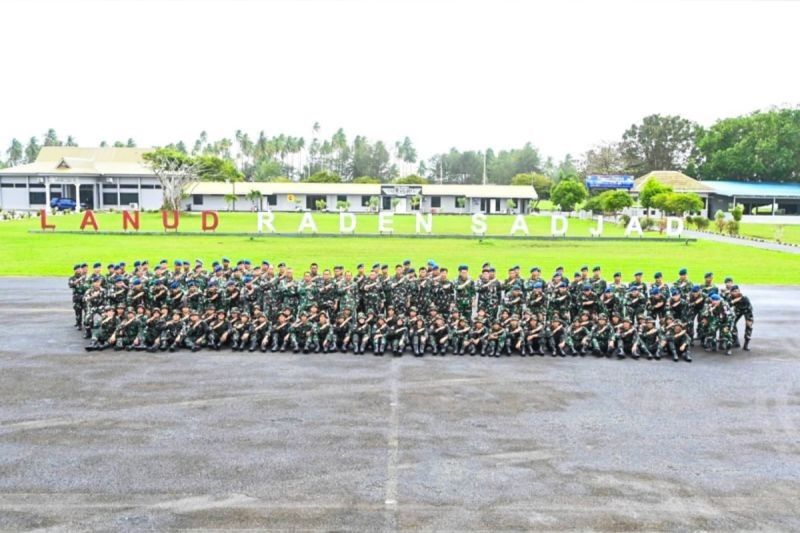 Lanud Raden Sadjad Natuna Kedatangan 52 Personel Baru