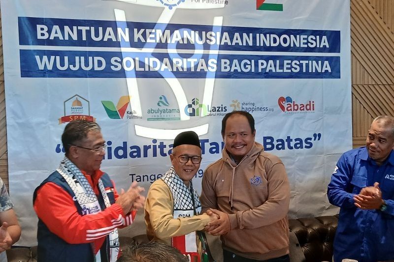 IHAP Kirim Bantuan 2 Kontainer Gandum untuk Palestina