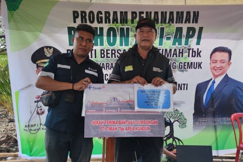 PT Timah Dukung Pembangunan Dua Masjid di Meranti, Kepri