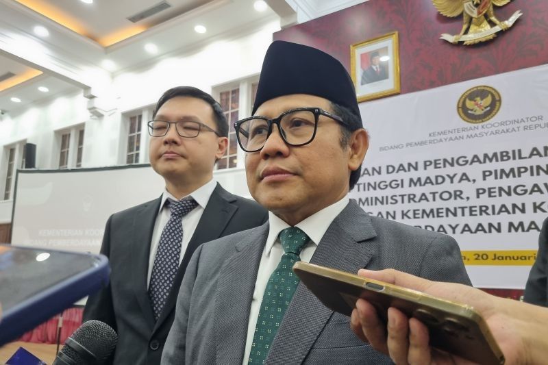 Menko Muhaimin Iskandar Bungkam Soal Demo ASN Kemdiktisaintek