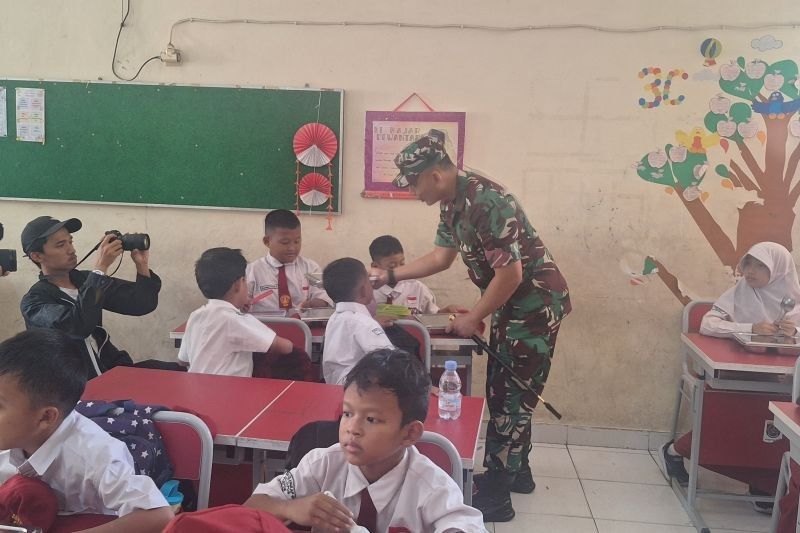 Dandim dan Disdik Depok Evaluasi Program Makan Bergizi Gratis