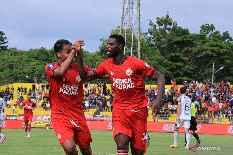 Semen Padang FC Menang Tipis 1-0 atas Bali United di Babak Pertama