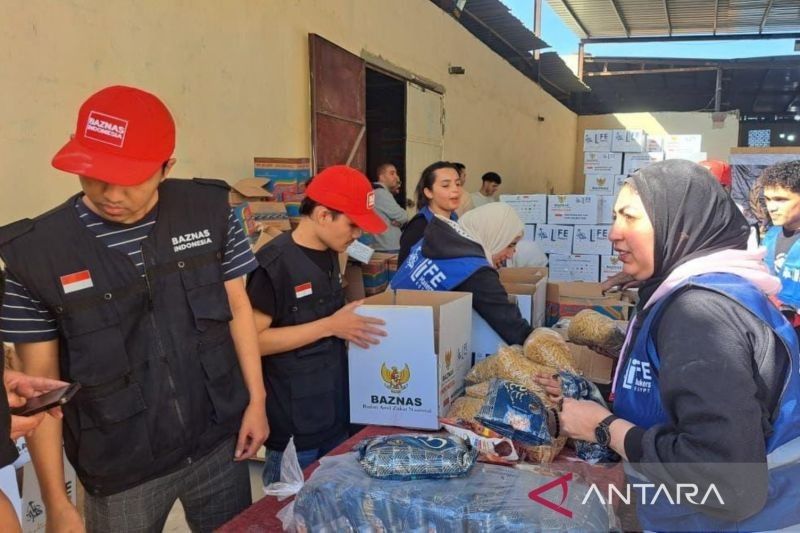 Baznas Kirim Bantuan Kemanusiaan untuk Palestina: 41 Truk Kontainer Menuju Negeri Terdampak Konflik