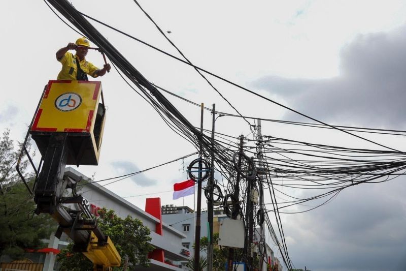 Pemkot Jakut Tertibkan Kabel Semrawut di Kelapa Gading: 3,5 Km Jalur Bawah Tanah