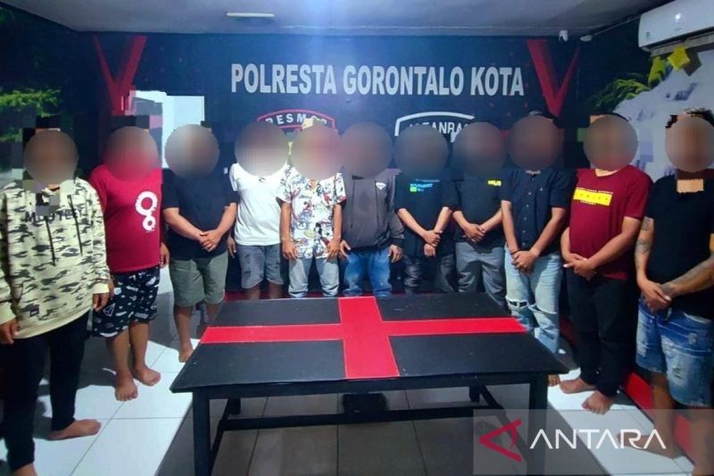 Sebelas Debt Collector Ditangkap Usai Rusak Gudang di Gorontalo