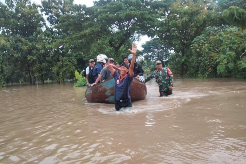 Banjir Rendam 6 Kecamatan di Sragen Akibat Luapan Sungai Bengawan Solo