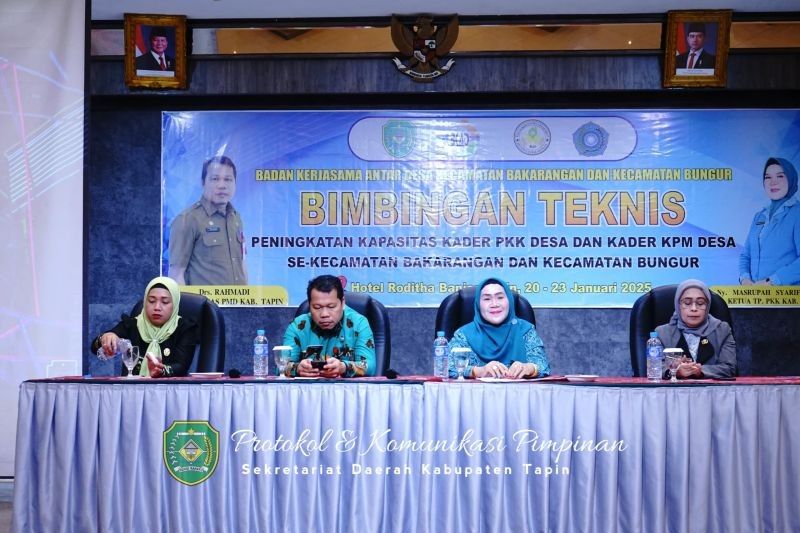 TP PKK Tapin Gelar Bimtek Tingkatkan Kesejahteraan Keluarga di Desa