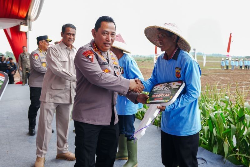 Kapolri Dorong Swasembada Pangan lewat Program Penanaman Jagung 1 Juta Hektare