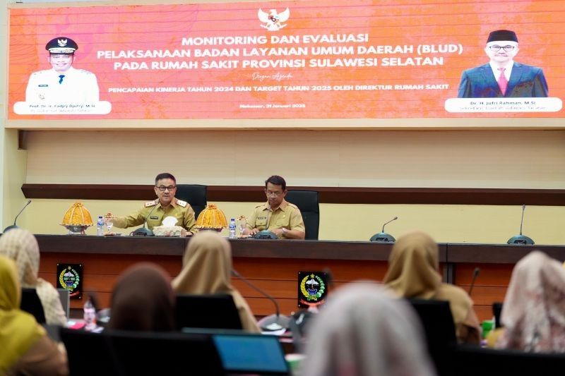 Sekda Sulsel Minta RS Pemprov Tingkatkan Layanan dan Pendapatan