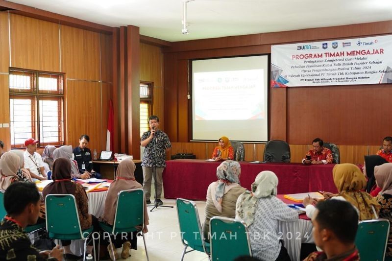 PT Timah Tingkatkan Kompetensi 285 Guru Lewat Program Timah Mengajar