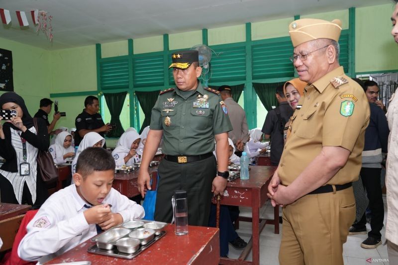 Kodam XII/Tpr Dukung Penuh Program Makan Bergizi Gratis di Kalbar