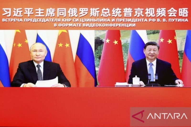 Xi Jinping dan Putin Bahas Kerjasama Hadapi Ketidakpastian Global