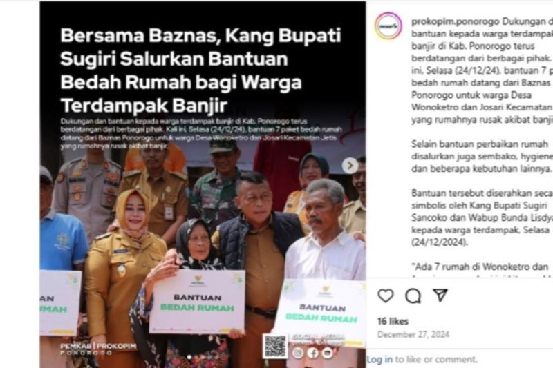 Baznas Ponorogo Catat Rekor Penghimpunan ZIS: Tembus Rp8 Miliar!