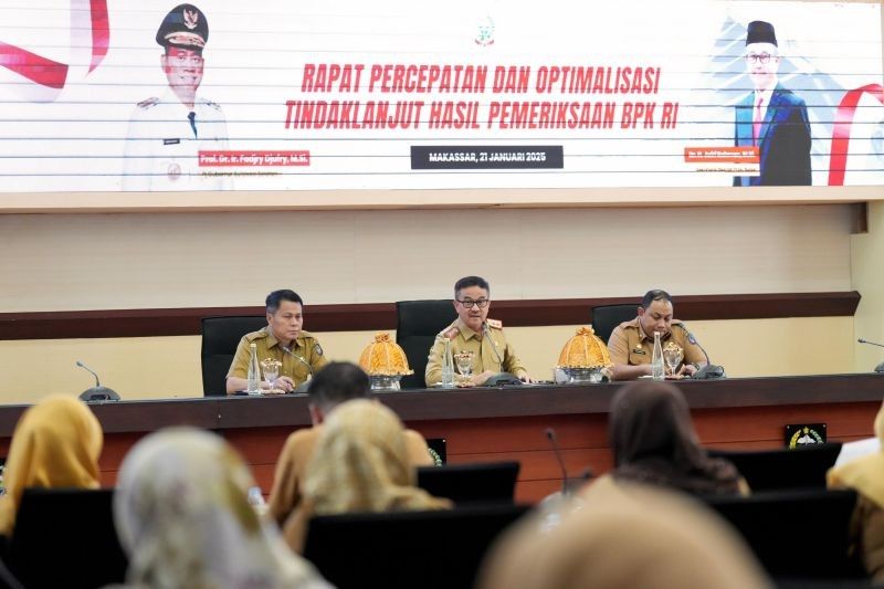 Sekda Sulsel Instruksikan Tindak Lanjut Laporan Hasil Pemeriksaan BPK