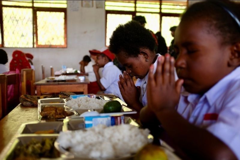 Kostrad Dukung Program Makanan Bergizi di Intan Jaya, Papua Tengah