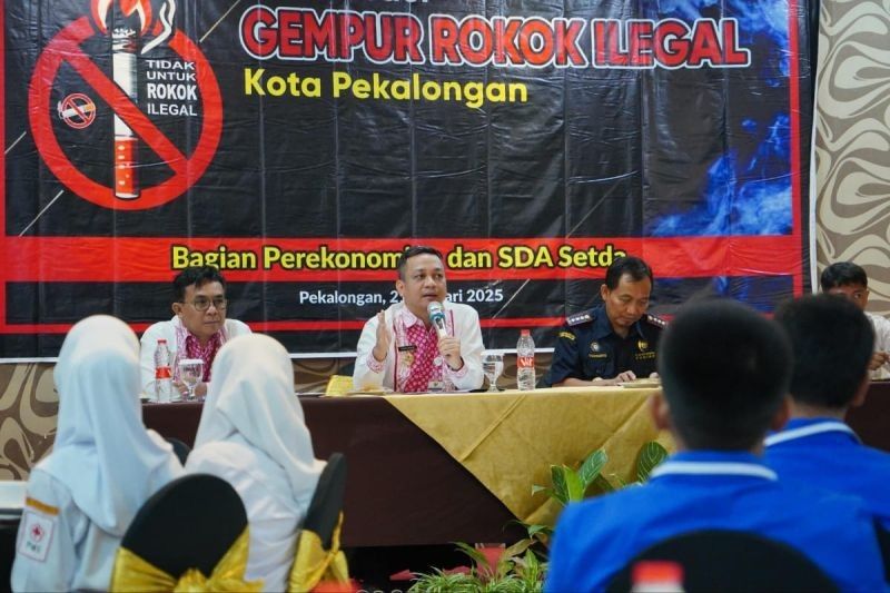 Pemkot Pekalongan Kampanyekan Gerakan Antirokok Ilegal kepada Pelajar