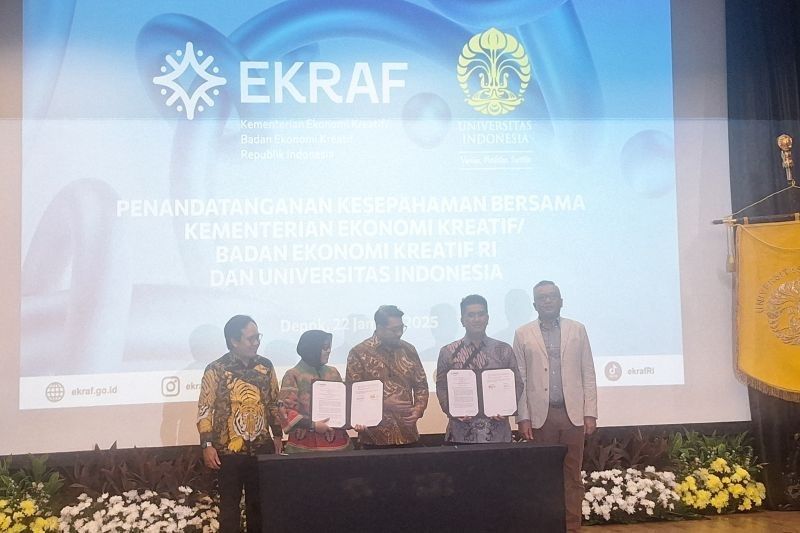 Kemenkraf dan UI Jalin Kerja Sama Majukan Ekonomi Kreatif Nasional