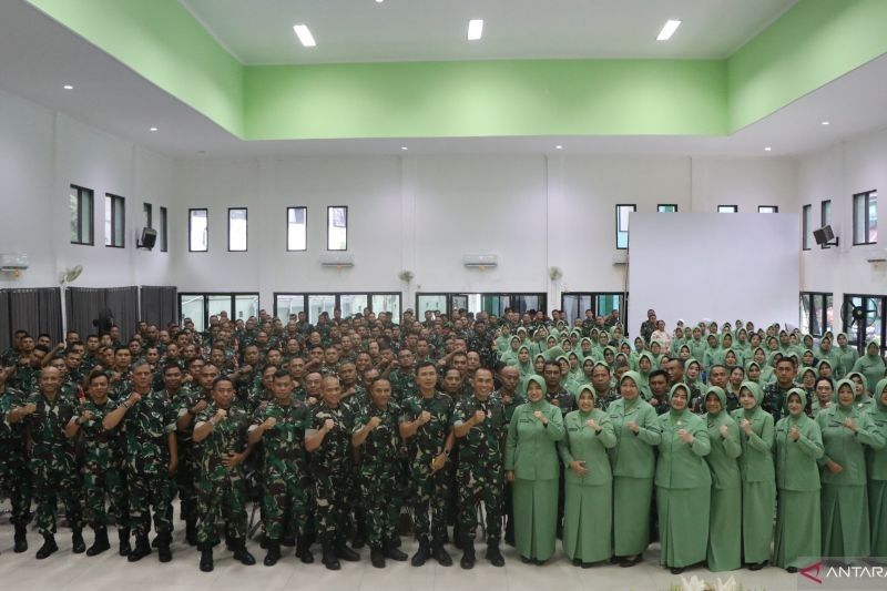 Brigjen TNI Riyanto Pamit dari Kodim Kabupaten Bekasi