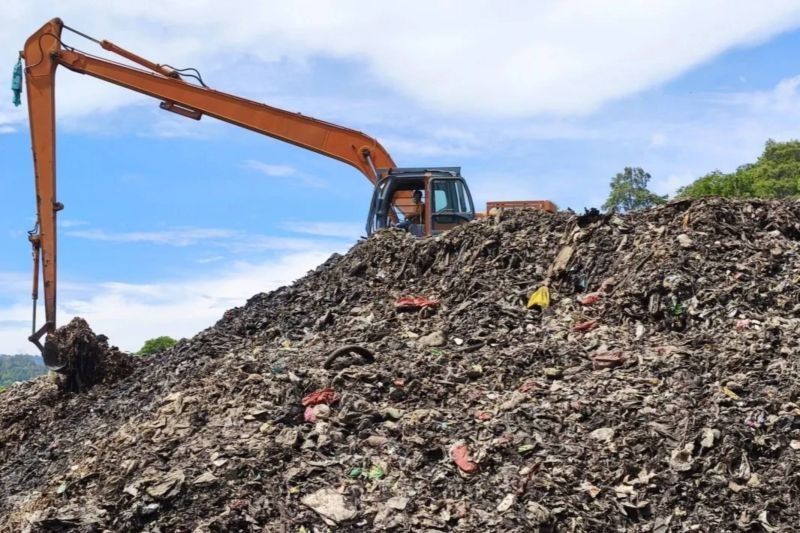 Progres Controlled Landfill TPA Bakung Bandarlampung Capai 60 Persen