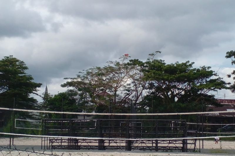 Lapangan Voli Pantai Baru di Maluku untuk PPLPD 2025