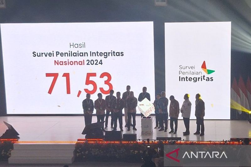 KPK Umumkan Kenaikan Indeks Integritas Nasional 2024