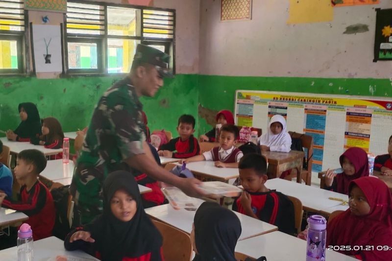 TNI Uji Coba Program Makan Bergizi Gratis di Serang