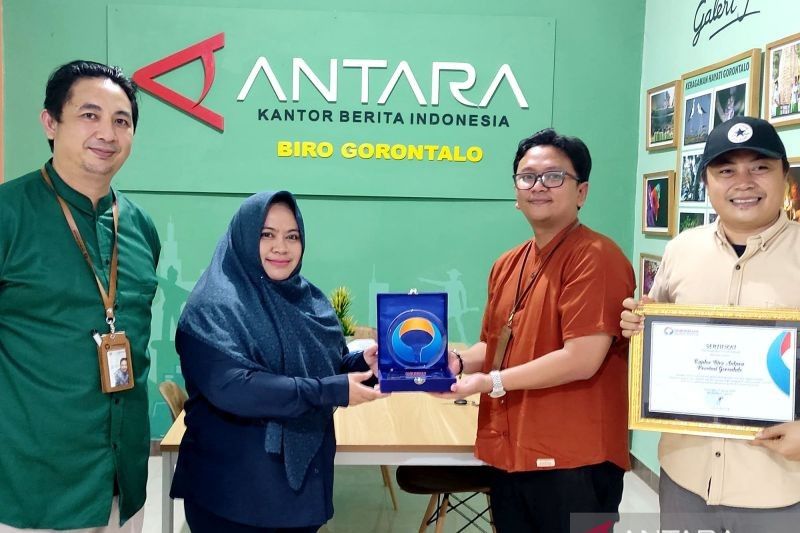 ANTARA Gorontalo Raih Penghargaan Ombudsman RI atas Liputan Pelayanan Publik