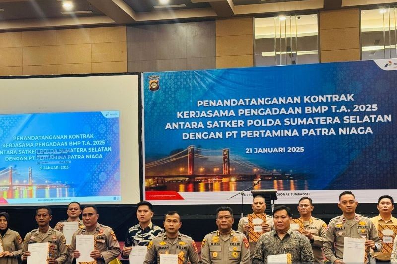 Polda Sumsel & Pertamina Jalin Kerja Sama BBM Rp74 Miliar untuk 2025