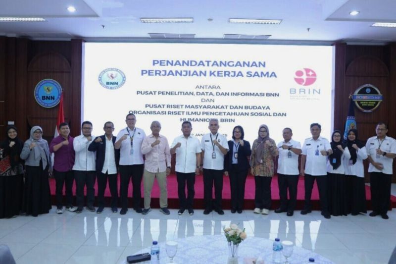 BNN dan BRIN Jalin Kerja Sama Teliti Prevalensi Narkoba 2025