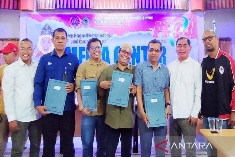 50 Media Lokal Kalsel Kawal Pemberitaan HPN 2025