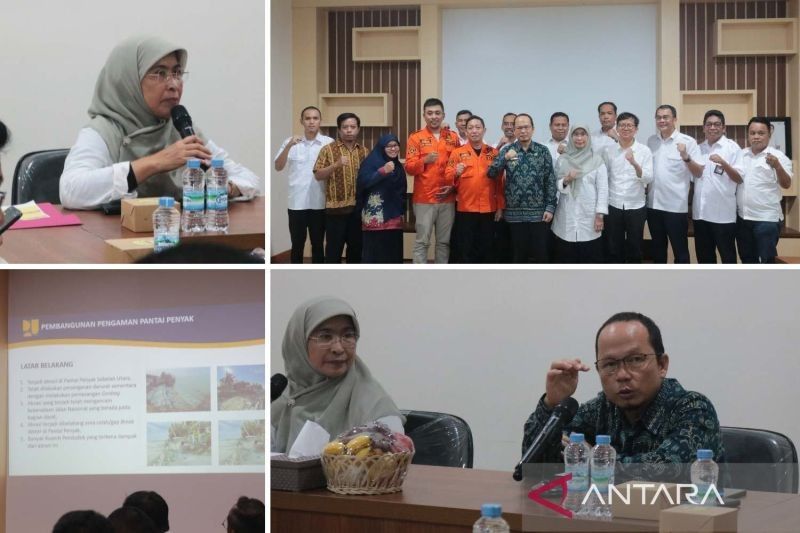 Bangka Tengah & BWS Sepakat Bangun Pengaman Pantai Penyak Tahun Ini