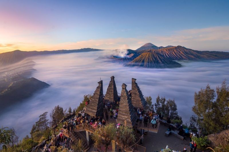 Uji Coba Pemindahan Pos Tiket Masuk Kawasan Bromo di Probolinggo