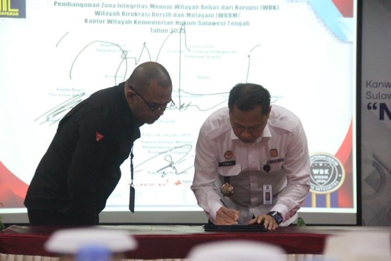 Kemenkumham Sulteng Perkuat Zona Integritas Menuju WBK 2025