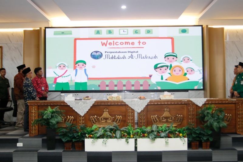 Kemenag Lampung Luncurkan Perpustakaan Digital Maktabah Al Madrasah