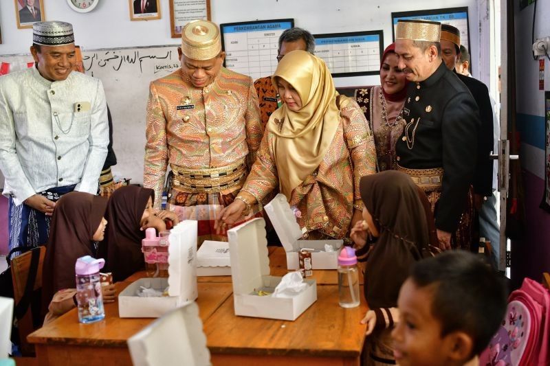 Pj Gubernur Sulsel Tinjau Program MBG dan PKG di Luwu