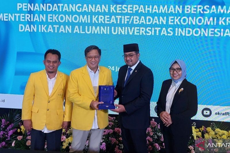 Kemenparekraf dan Iluni UI Jalin Kerja Sama Kembangkan Ekonomi Kreatif