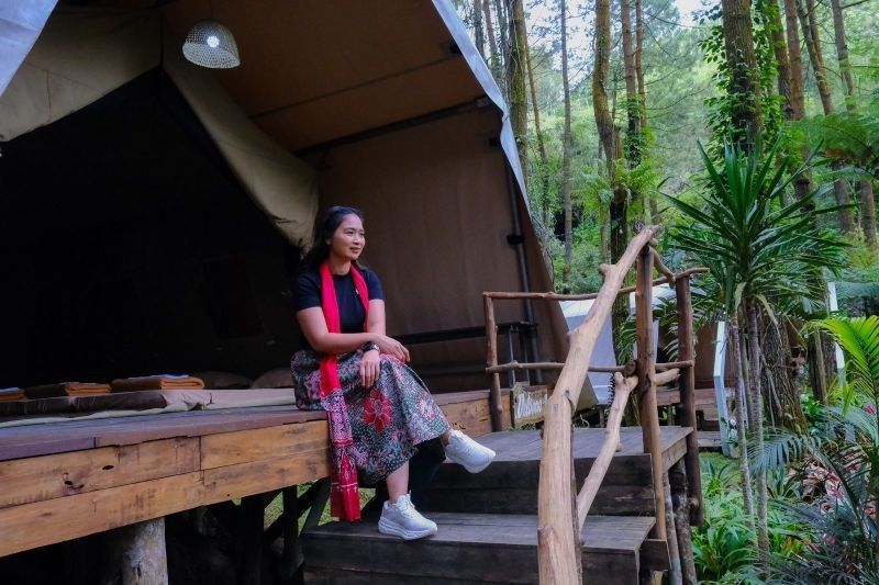 Wamenpar Promosikan DeLoano Glamping Magelang untuk Libur Panjang