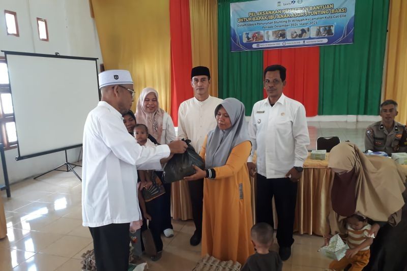 Aceh Besar Salurkan Bantuan Tahap Kedua Penanganan Stunting